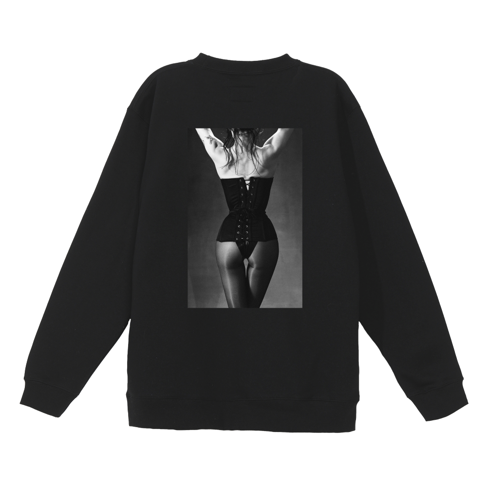 Polerón Crewneck negro ' Cami es Anna, Anna es Cami"