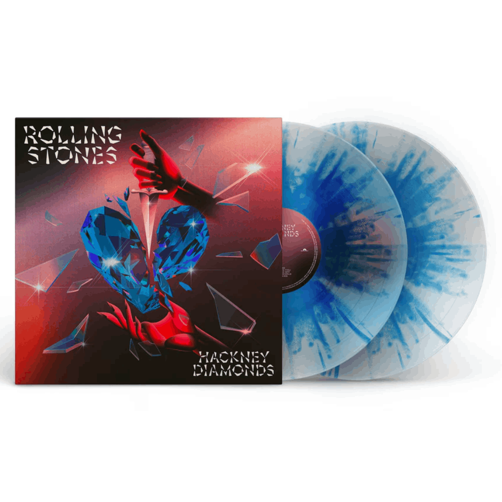 The Rolling Stones - Hackney Diamonds - Vinilo (Color Splatter Azul y Blanco 2LP)