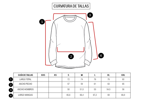 Polera manga larga best sale negra