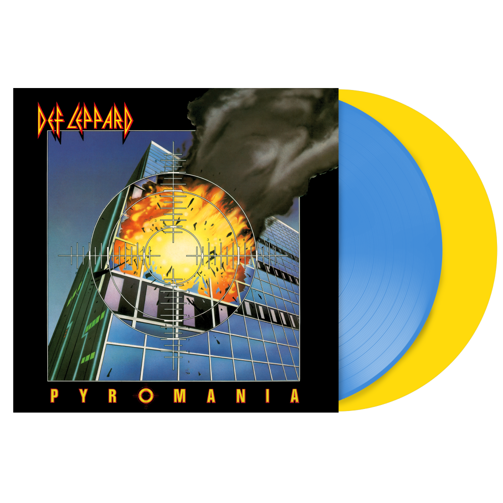 Pyromania - Vinilo (Edición Exclusiva Color Azul y Amarillo 2LP)