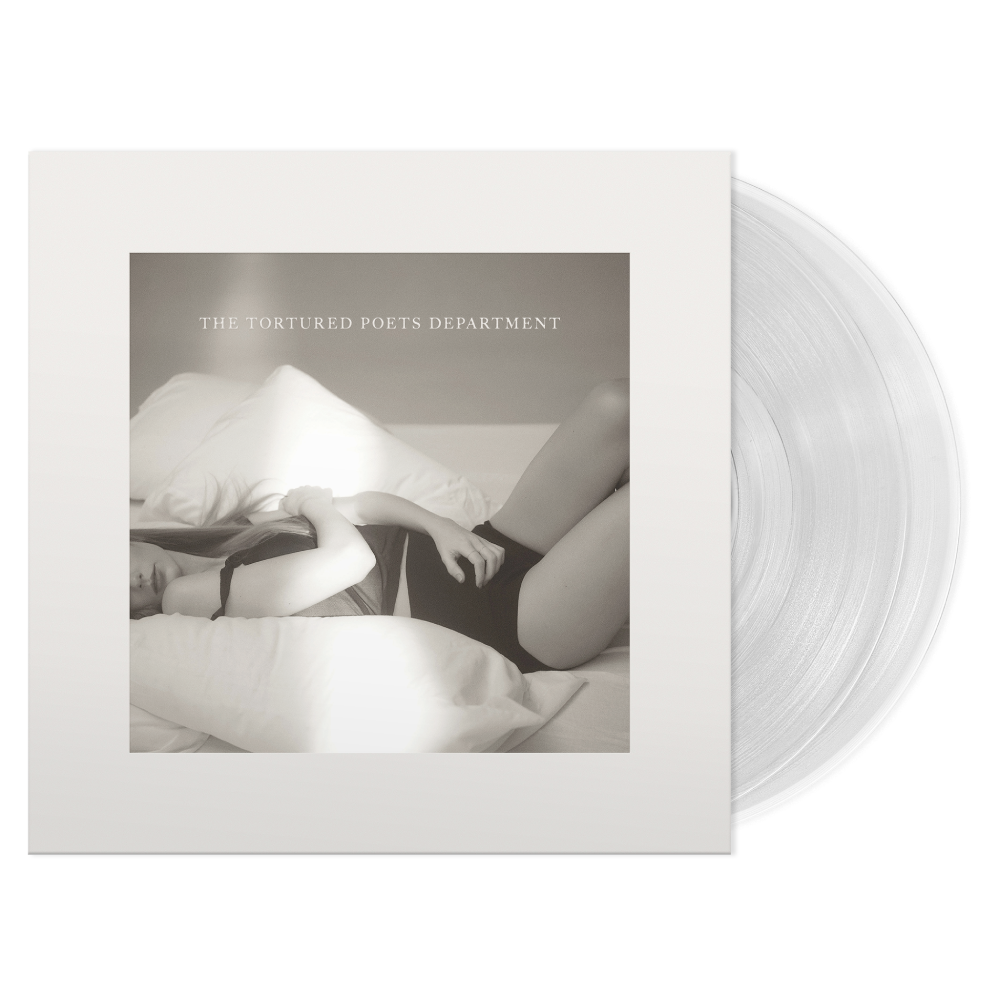 Taylor Siwft - The Tortured Poets Department Phantom Clear Vinyl + Bonus Track “The Manuscript" - 2LP