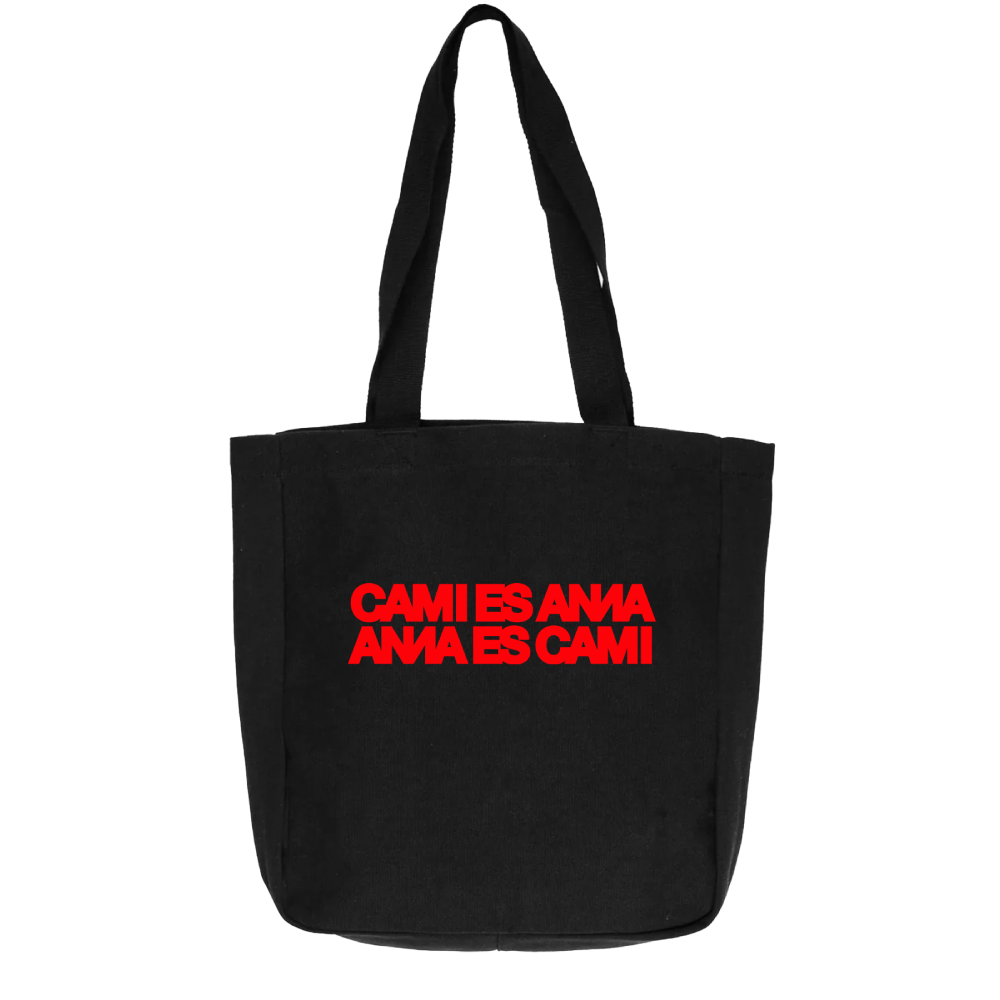 Tote bag 'Cami es Anna, Anna es Cami' Negro