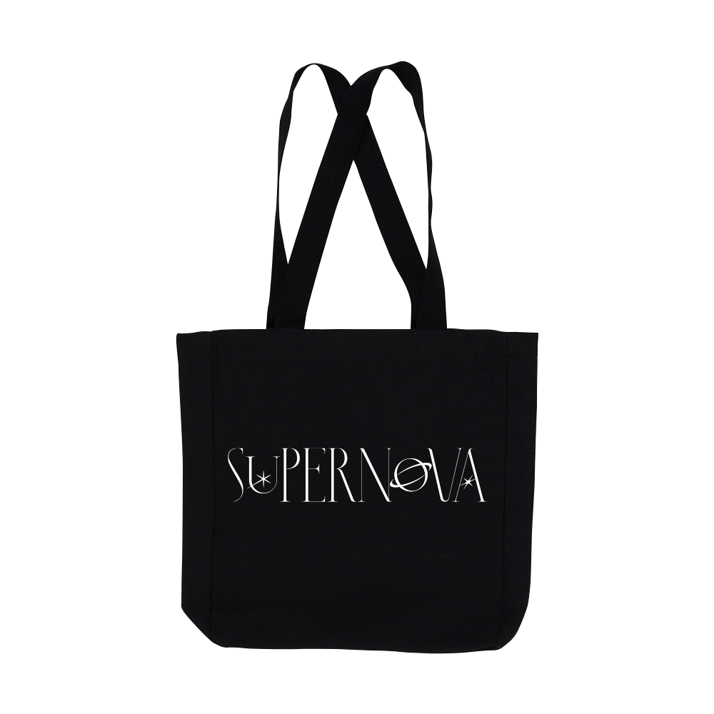 Tote bag supernova Negro