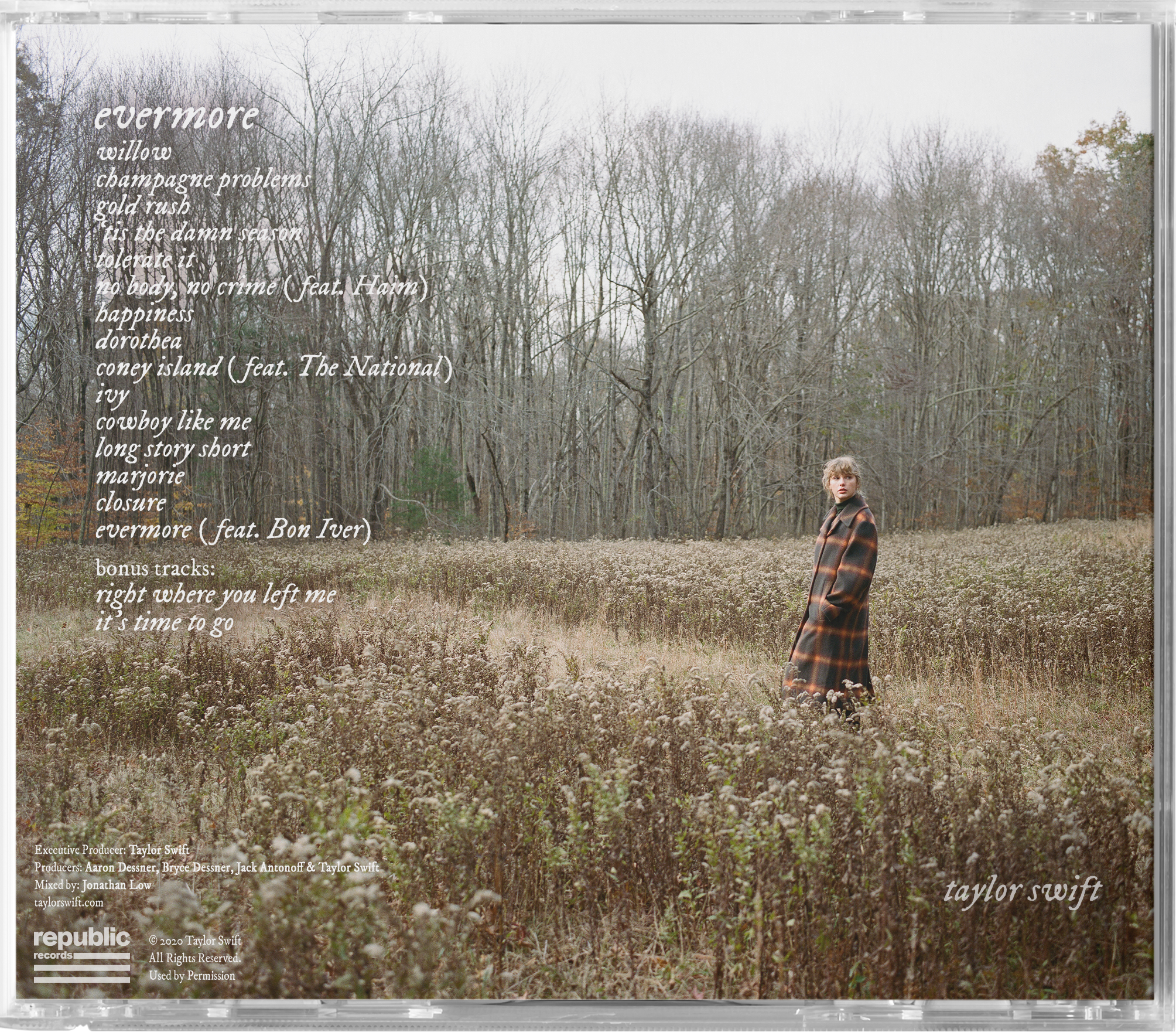 Taylor Swift - EVERMORE - CD