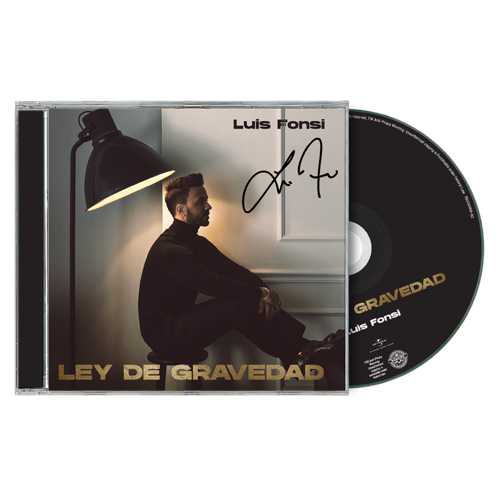 CD - LUIS FONSI - LEY DE GRAVEDAD - EDICIÓN LIMITADA AUTOGRAFIADA