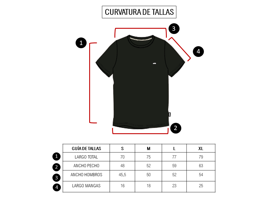 POLERA MANGA CORTA ROSA NEGRA
