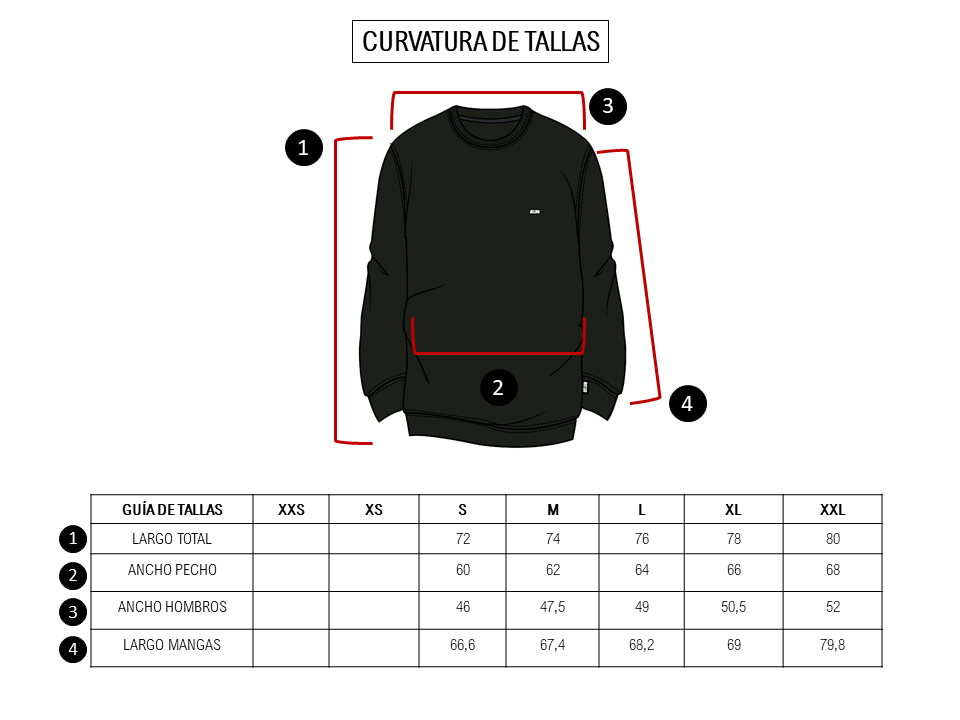 POLERON CREWNECK 'CAMI ALAS' NEGRO