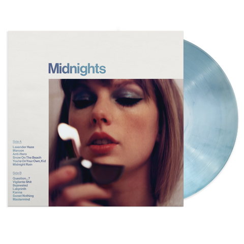 Midnights: Vinilo Edición Moonstone Blue - Taylor Swift - Importado