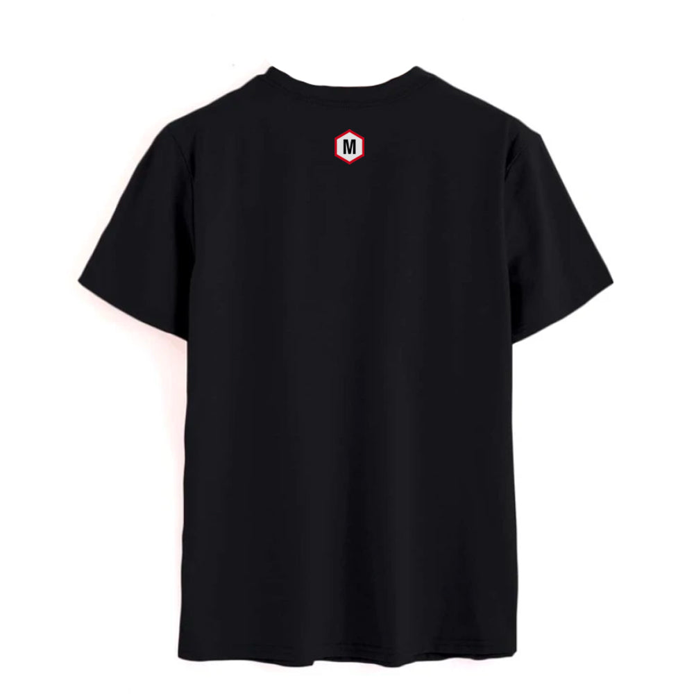 POLERA MORAT LOGO NEGRA